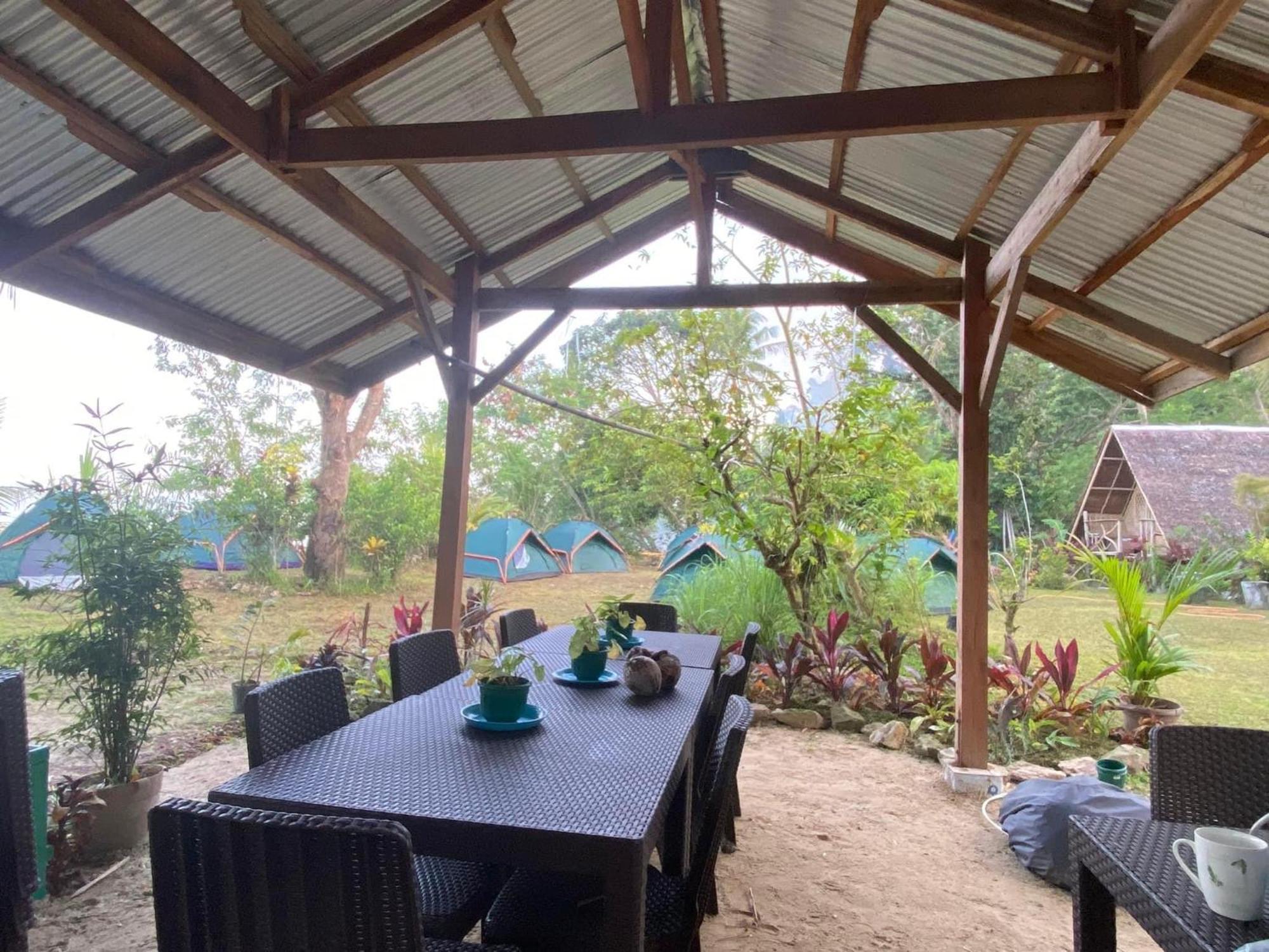 Port Barton - Paradiso Azul Campsite Beachfront With Internet San Vicente  Extérieur photo